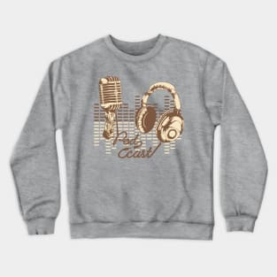 Retro Podcaster Crewneck Sweatshirt